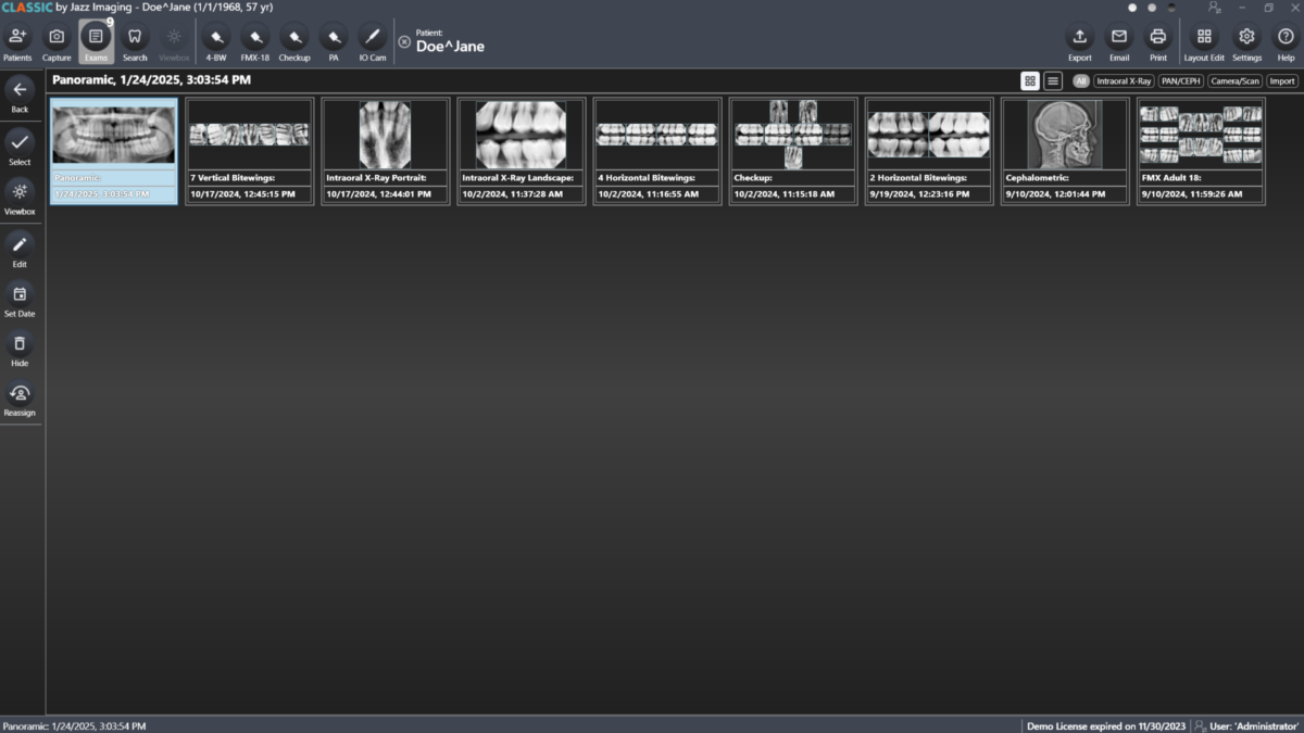Jazz Classic Dental Imaging Software