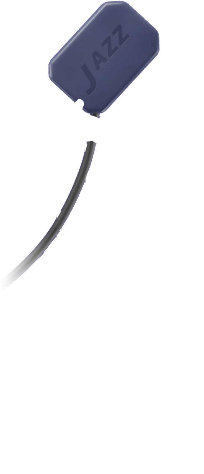 Statue of Liberty line art holding a Jazz sensor as the torch